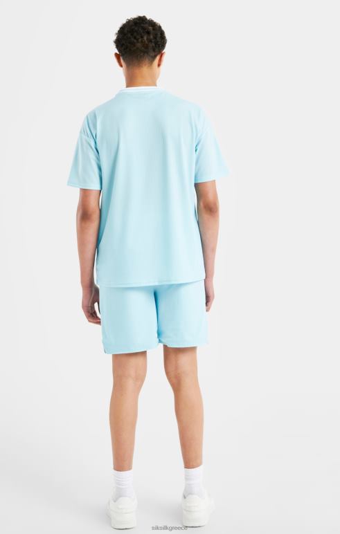 SikSilk x Messi logo φαρδιά σορτς - μπλε αγόρια ενδύματα 48N8Z313