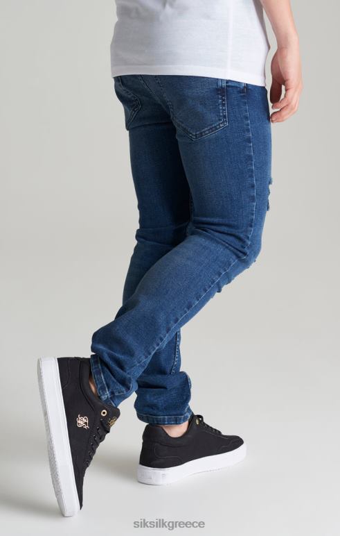 SikSilk midstone ταλαιπωρημένο λεπτό τζιν τζιν αγόρια ενδύματα 48N8Z309
