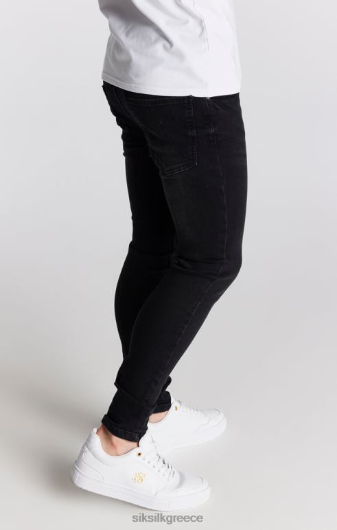 SikSilk μαύρο απαραίτητο skinny τζιν αγόρια ενδύματα 48N8Z307