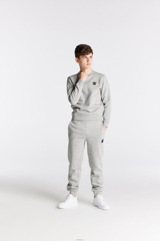 SikSilk φούτερ με προϊόντα γκρι μάργα αγόρια ενδύματα 48N8Z289