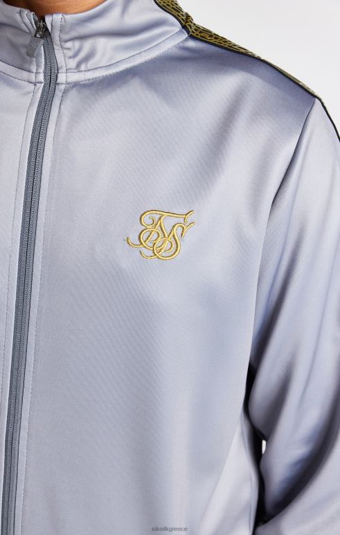 SikSilk φερμουάρ στο λαιμό με γκρι κολλητική ταινία αγόρια ενδύματα 48N8Z295