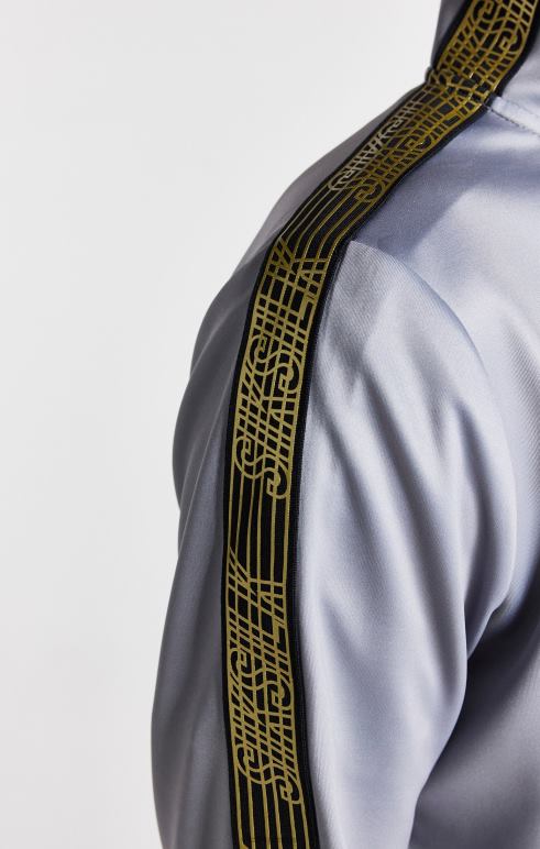 SikSilk φερμουάρ στο λαιμό με γκρι κολλητική ταινία αγόρια ενδύματα 48N8Z295