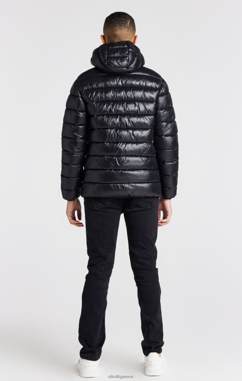 SikSilk μαύρο ελαφρύ μπουφάν φούσκα αγόρια ενδύματα 48N8Z299