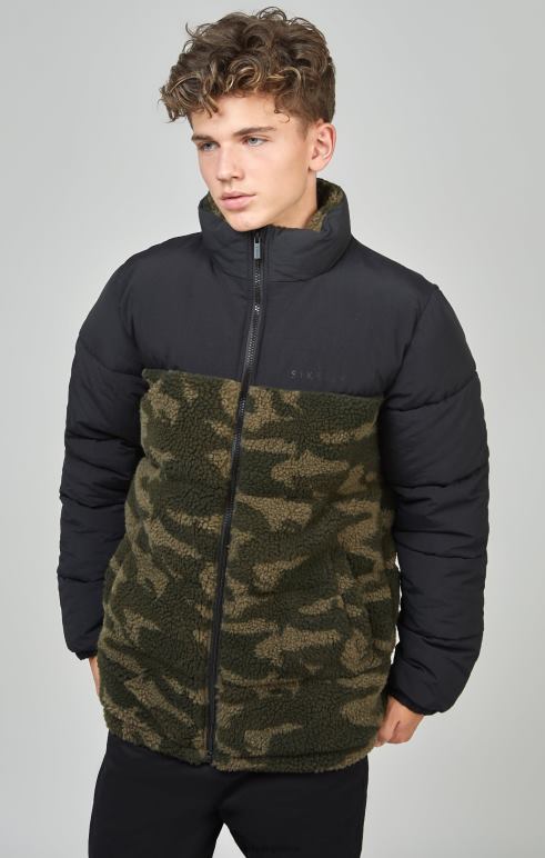 SikSilk τζάκετ camo borg αγόρια ενδύματα 48N8Z297