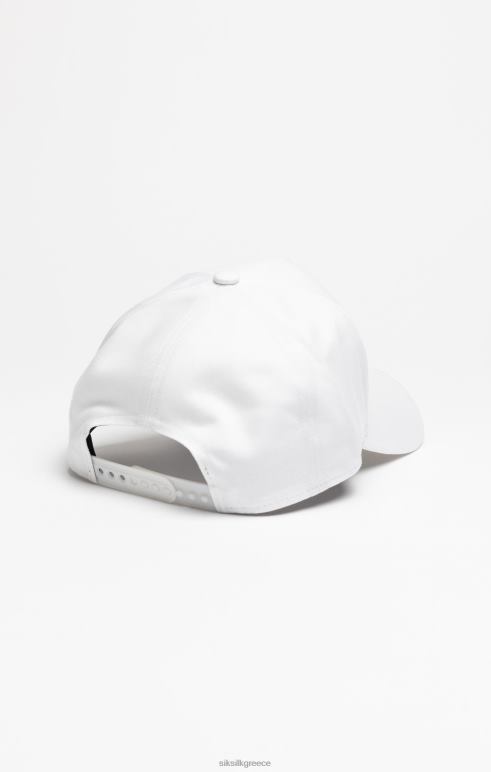 SikSilk καπέλο φορτηγατζή με λευκό φλοράλ κέντημα για άνδρες και γυναίκες αξεσουάρ 48N8Z234