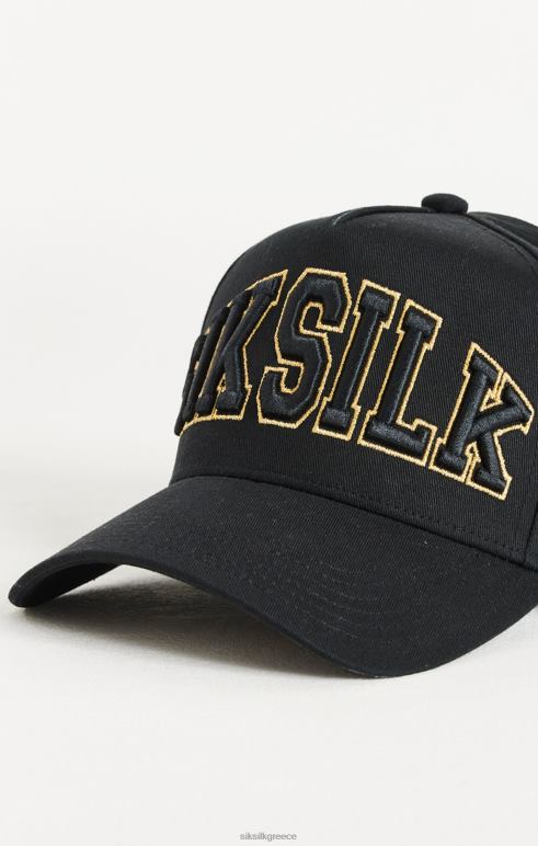 SikSilk μαύρο καπέλο για άνδρες και γυναίκες αξεσουάρ 48N8Z238