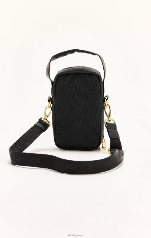 SikSilk x Messi μαύρη θήκη για άνδρες και γυναίκες τσάντα 48N8Z620