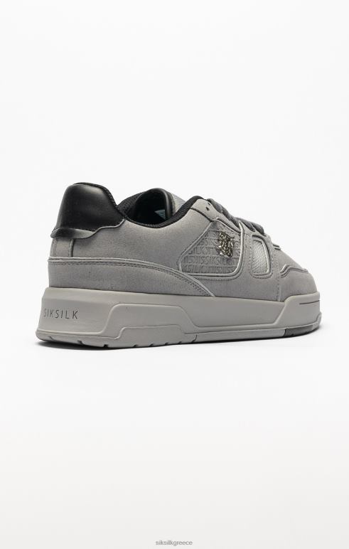 SikSilk γκρι μικτό υλικό low top court trainers γυναίκες είδη υπόδησης 48N8Z270