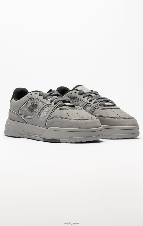 SikSilk γκρι μικτό υλικό low top court trainers γυναίκες είδη υπόδησης 48N8Z270