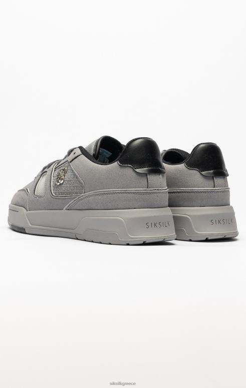 SikSilk γκρι μικτό υλικό low top court trainers γυναίκες είδη υπόδησης 48N8Z270