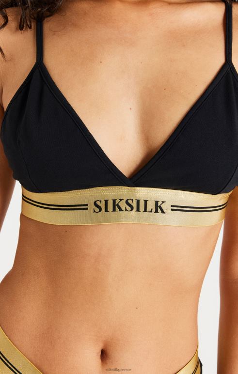 SikSilk μαύρο τρίγωνο bralette γυναίκες ενδύματα 48N8Z206