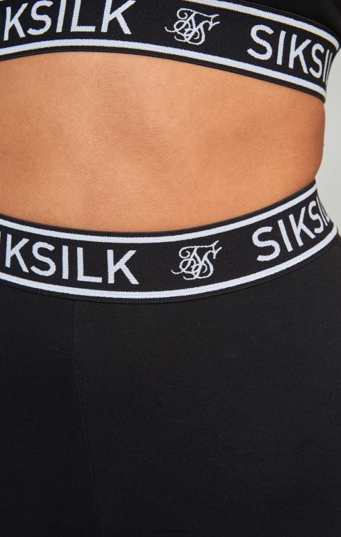 SikSilk μαύρη βασική ταινία bralette γυναίκες ενδύματα 48N8Z31