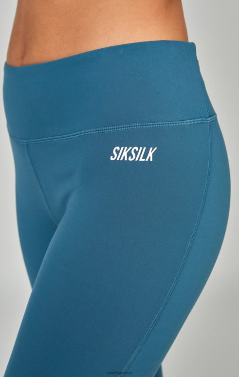 SikSilk γαλαζοπράσινα αθλητικά απαραίτητα κάπρι γυναίκες ενδύματα 48N8Z170