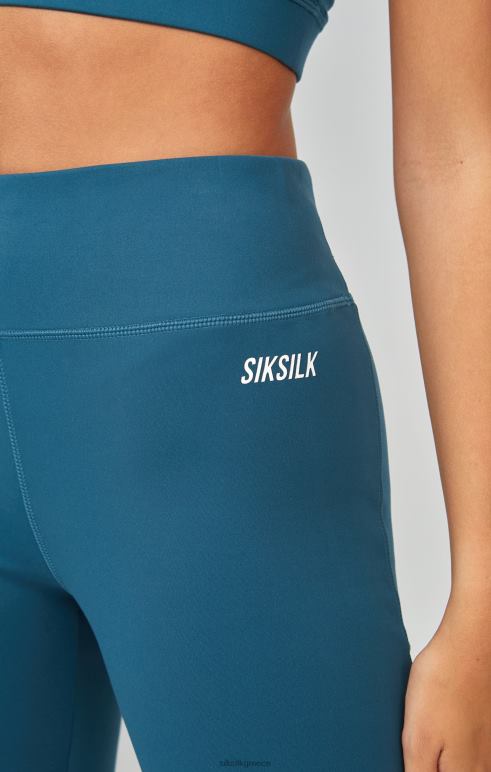 SikSilk γαλαζοπράσινα αθλητικά είδη πρώτης ανάγκης κολάν γυναίκες ενδύματα 48N8Z172