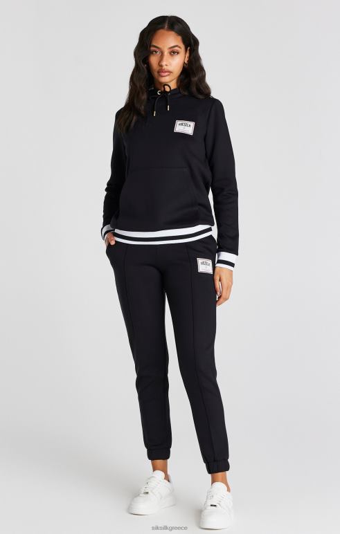 SikSilk μαύρο παντελόνι πίστας μπάσκετ γυναίκες ενδύματα 48N8Z168