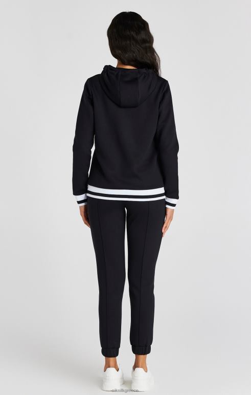 SikSilk μαύρο παντελόνι πίστας μπάσκετ γυναίκες ενδύματα 48N8Z168