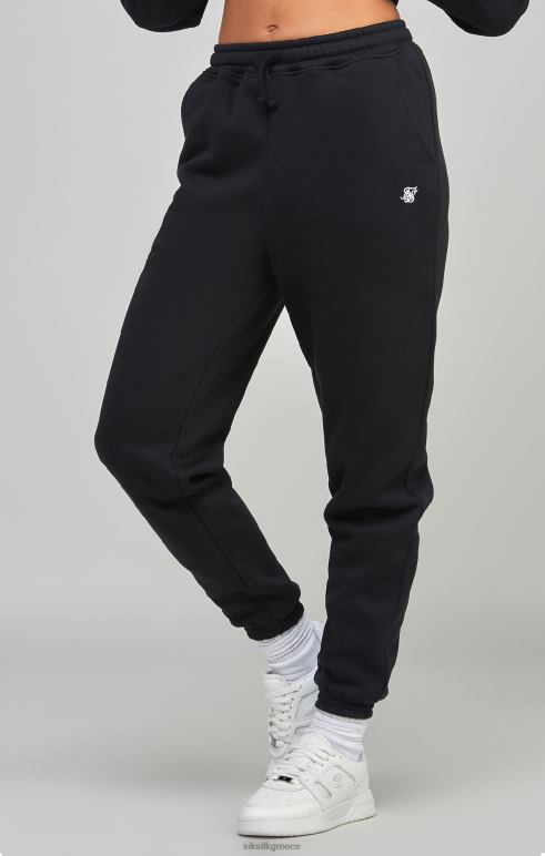 SikSilk μαύρο βασικό jogger γυναίκες ενδύματα 48N8Z177