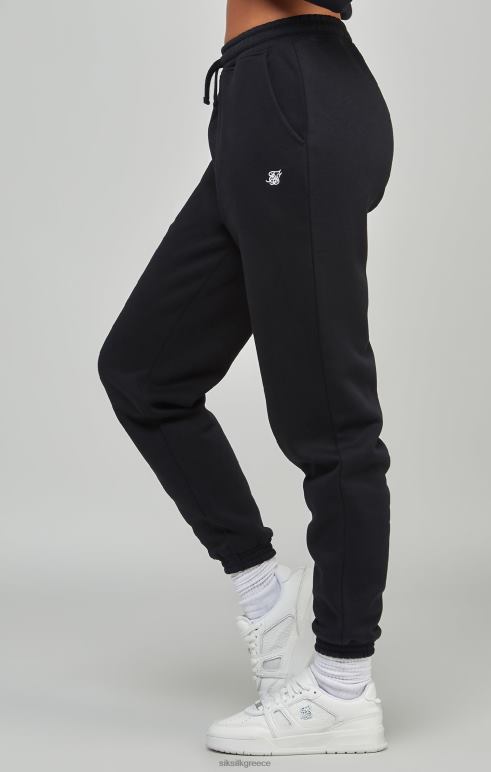 SikSilk μαύρο βασικό jogger γυναίκες ενδύματα 48N8Z177