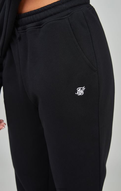 SikSilk μαύρο βασικό jogger γυναίκες ενδύματα 48N8Z177