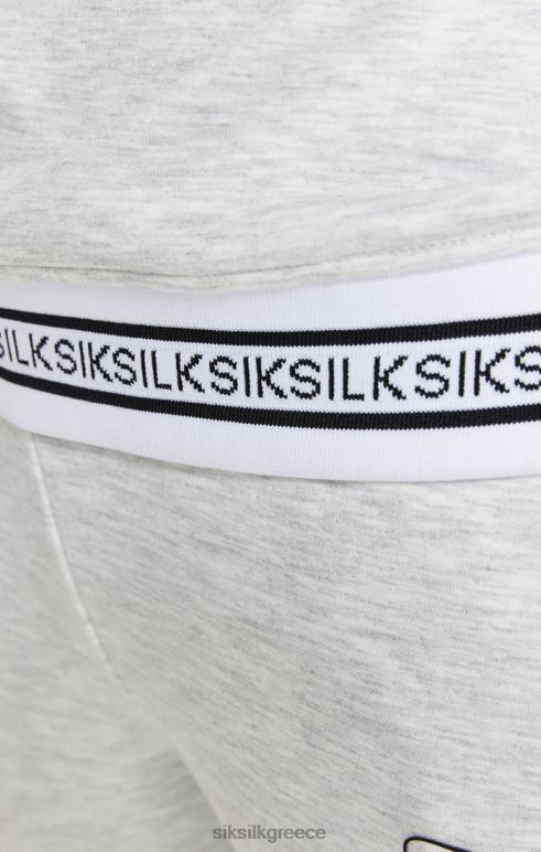 SikSilk Μπλουζάκι με φερμουάρ γκρι μάργα 1/4 γυναίκες ενδύματα 48N8Z118