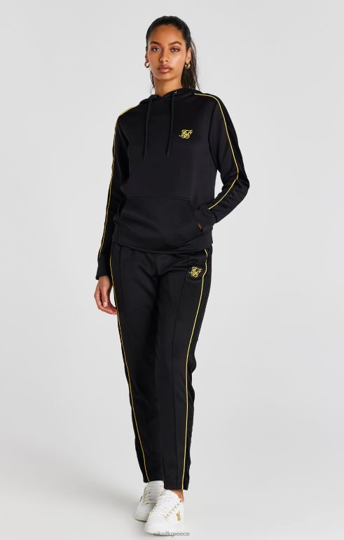 SikSilk μαύρη πίστα πάνω γυναίκες ενδύματα 48N8Z106