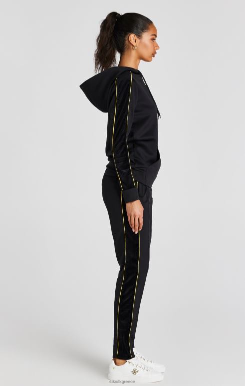 SikSilk μαύρη πίστα πάνω γυναίκες ενδύματα 48N8Z106