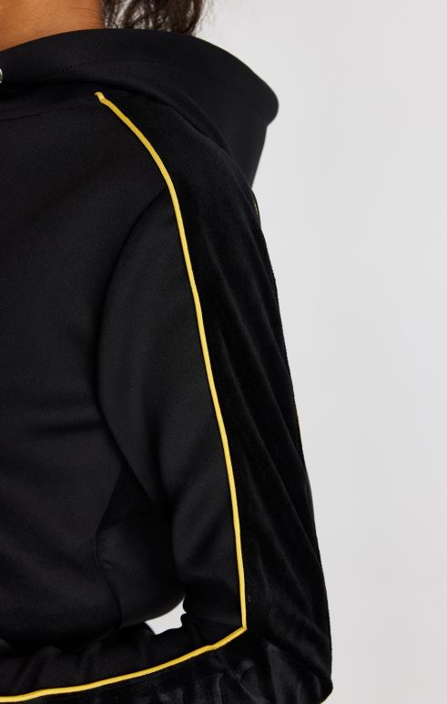 SikSilk μαύρη πίστα πάνω γυναίκες ενδύματα 48N8Z106