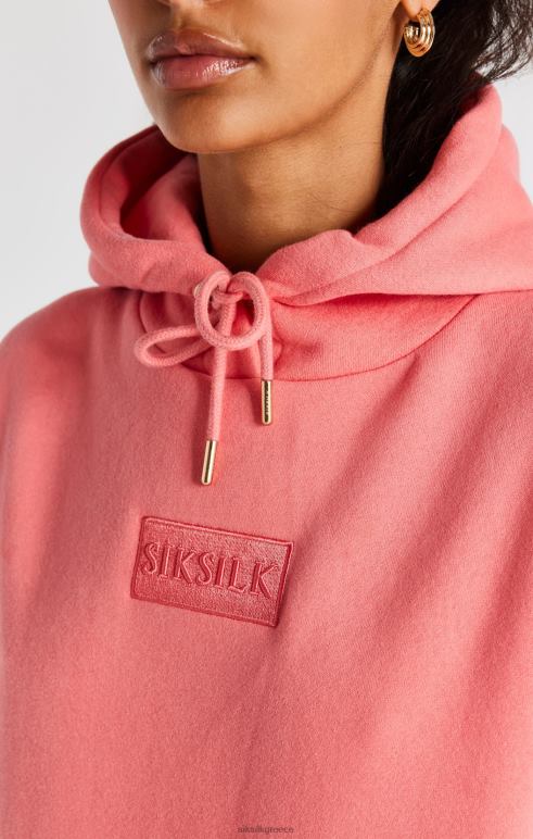 SikSilk κοραλί υπερμεγέθη κουκούλα γυναίκες ενδύματα 48N8Z108