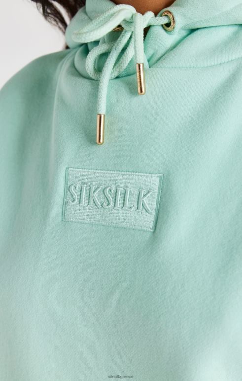 SikSilk Μέντα πολυτελής κουκούλα μεγάλου μεγέθους γυναίκες ενδύματα 48N8Z164
