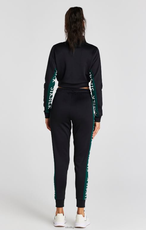 SikSilk μαύρη πίστα πάνω γυναίκες ενδύματα 48N8Z74