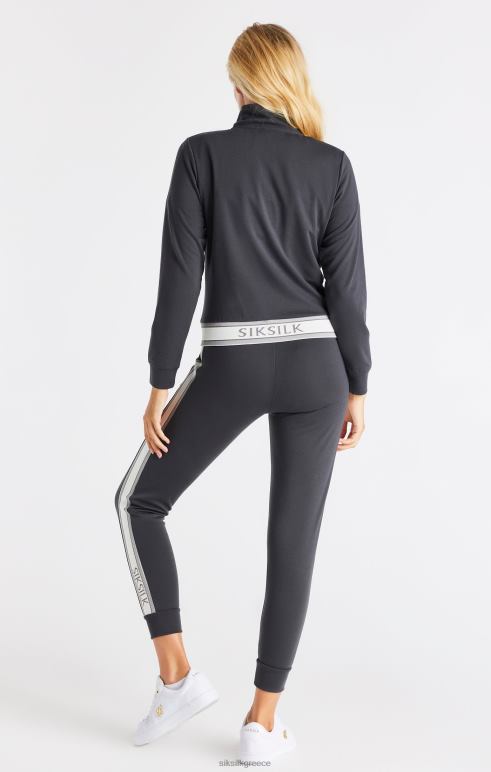SikSilk γκρι φερμουάρ πίστα γυναίκες ενδύματα 48N8Z81
