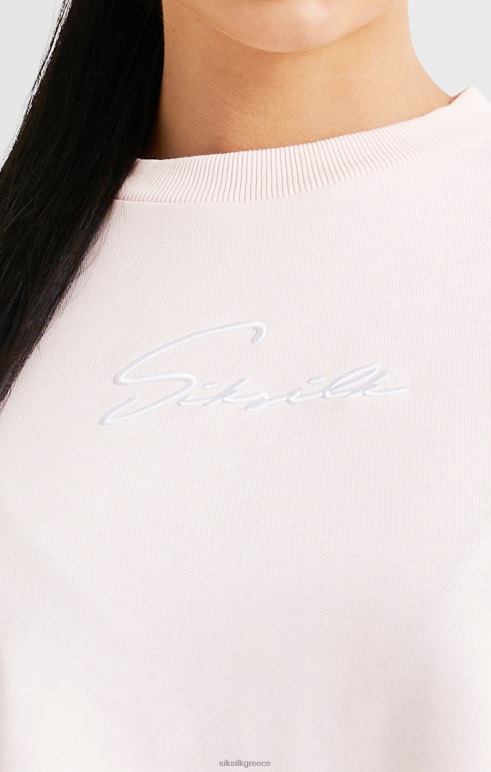 SikSilk ροζ φούτερ με υπογραφή γυναίκες ενδύματα 48N8Z83