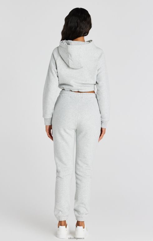 SikSilk γκρι μάρλα με κουκούλα με κουκούλα γυναίκες ενδύματα 48N8Z95