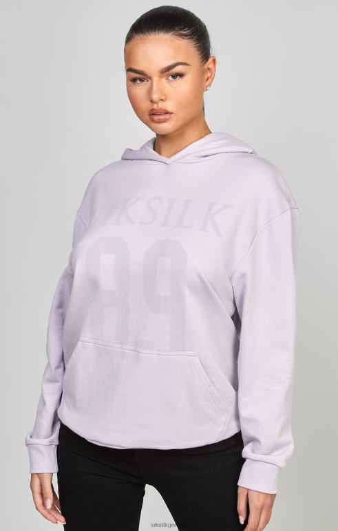 SikSilk μωβ υπερμεγέθη κουκούλα 89 γυναίκες ενδύματα 48N8Z115