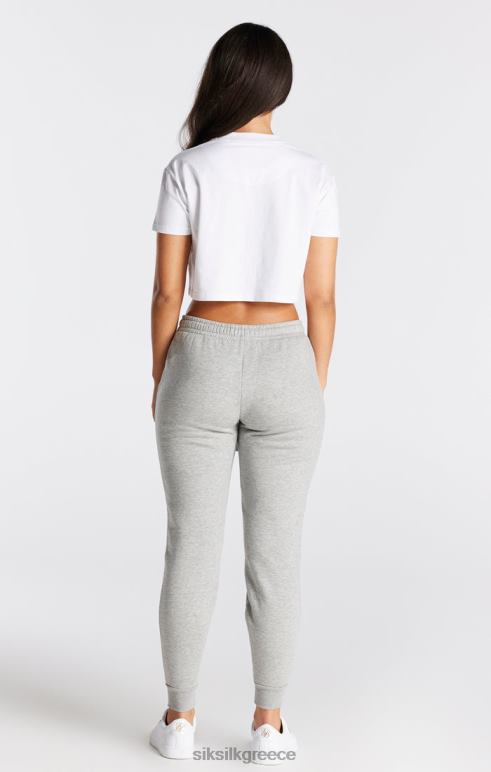 SikSilk λευκό μπλουζάκι απαραίτητο κουτί που ταιριάζει γυναίκες ενδύματα 48N8Z24