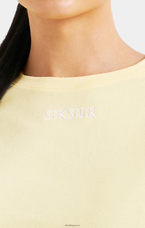 SikSilk T-shirt με λογότυπο λεμόνι γυναίκες ενδύματα 48N8Z70