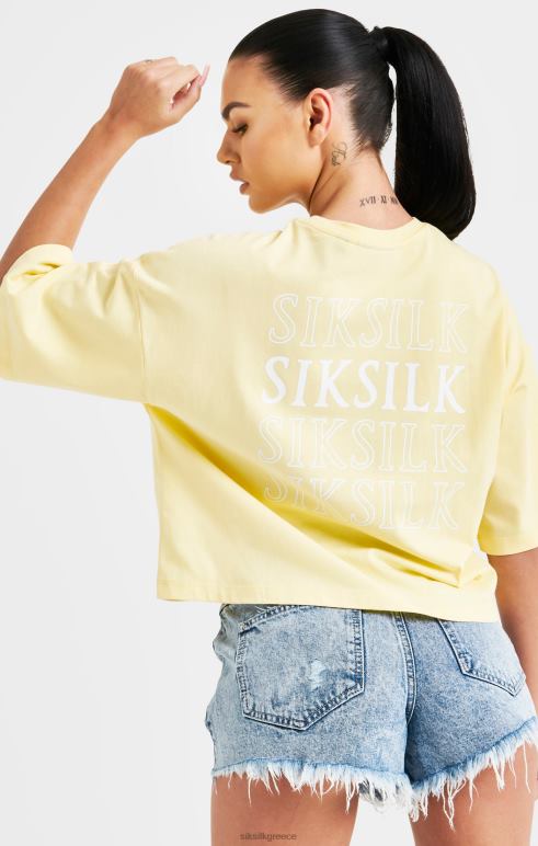 SikSilk T-shirt με λογότυπο λεμόνι γυναίκες ενδύματα 48N8Z70
