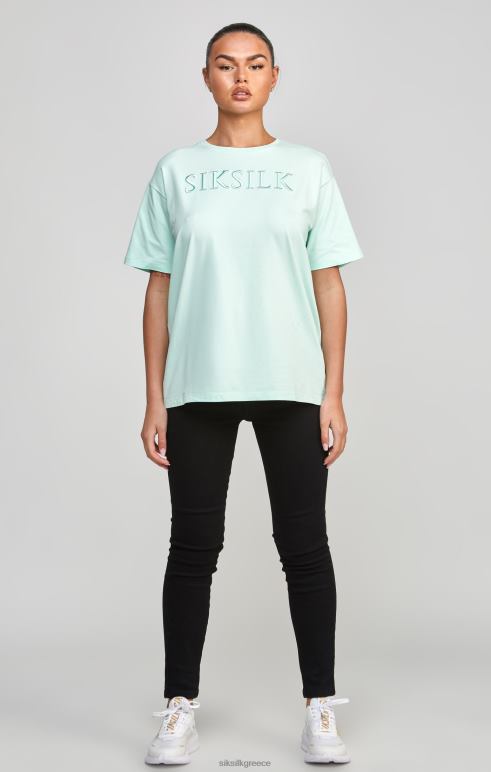 SikSilk μπλουζάκι boyfriend κεντημένο με μέντα γυναίκες ενδύματα 48N8Z64