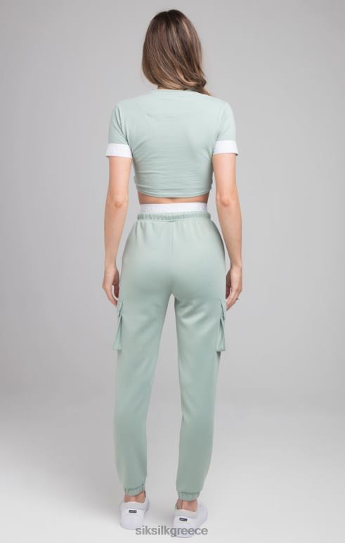 SikSilk μπλουζάκι πράσινο crop γυναίκες ενδύματα 48N8Z46