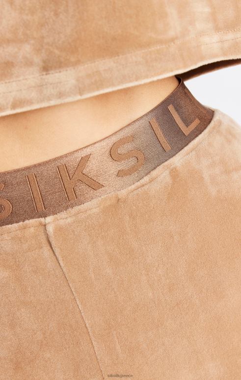SikSilk χρυσό βελούδο cropped μπλουζάκι γυναίκες ενδύματα 48N8Z42