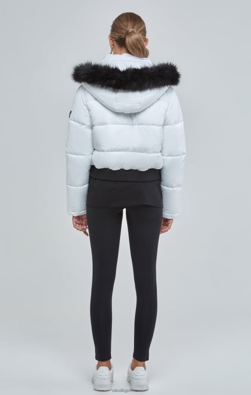 SikSilk λευκό κομμένο πάρκο γυναίκες ενδύματα 48N8Z130