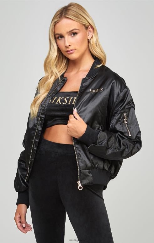 SikSilk τζάκετ bomber μεγάλου μεγέθους γυναίκες ενδύματα 48N8Z136