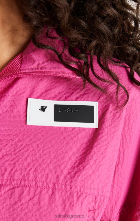 SikSilk ροζ cropped ruched σακάκι γυναίκες ενδύματα 48N8Z134
