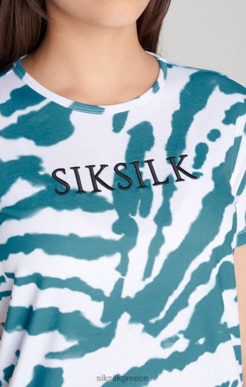 SikSilk φόρεμα t-shirt με λευκή γραβάτα κορίτσια ενδύματα 48N8Z343