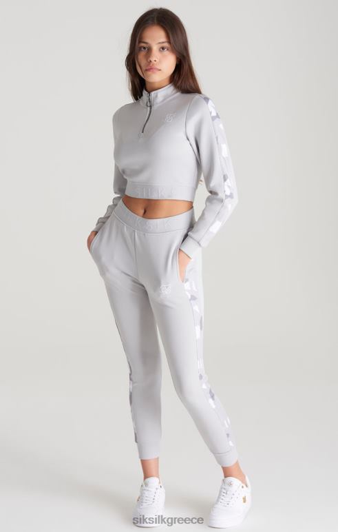 SikSilk γκρι καμο με επένδυση πίστας κορίτσια ενδύματα 48N8Z338