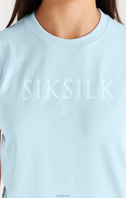 SikSilk επώνυμο μπλουζάκι - μπλε κορίτσια ενδύματα 48N8Z319