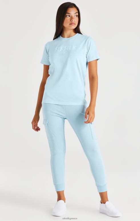 SikSilk επώνυμο μπλουζάκι - μπλε κορίτσια ενδύματα 48N8Z319