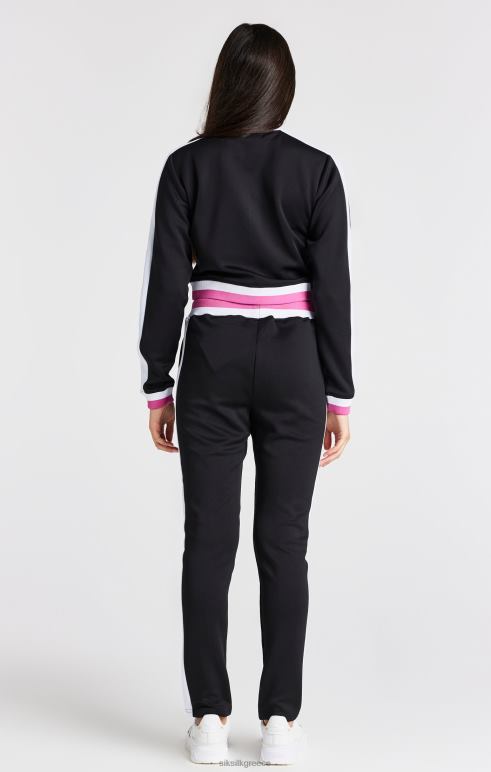 SikSilk μαύρο ρετρό σακάκι κορίτσια ενδύματα 48N8Z341