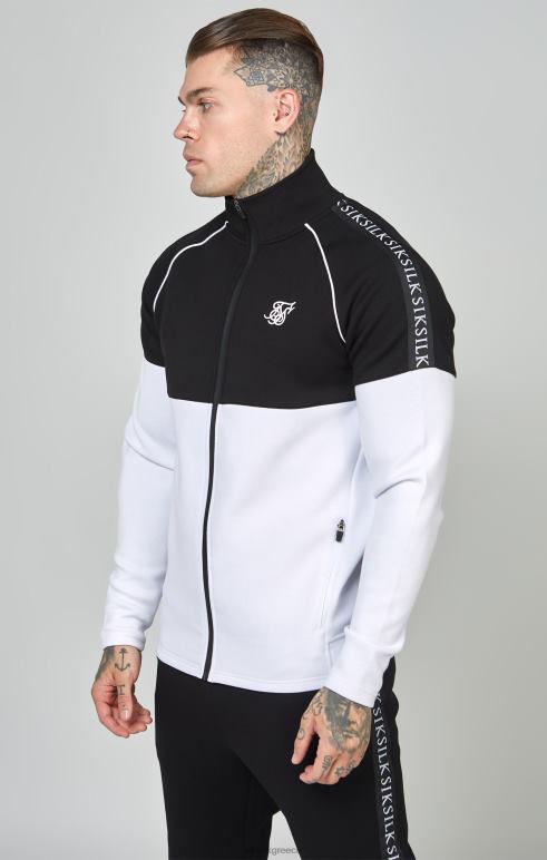 SikSilk Μαύρη ταινία 1/4 με φερμουάρ και σετ jogger άνδρες ενδύματα 48N8Z505
