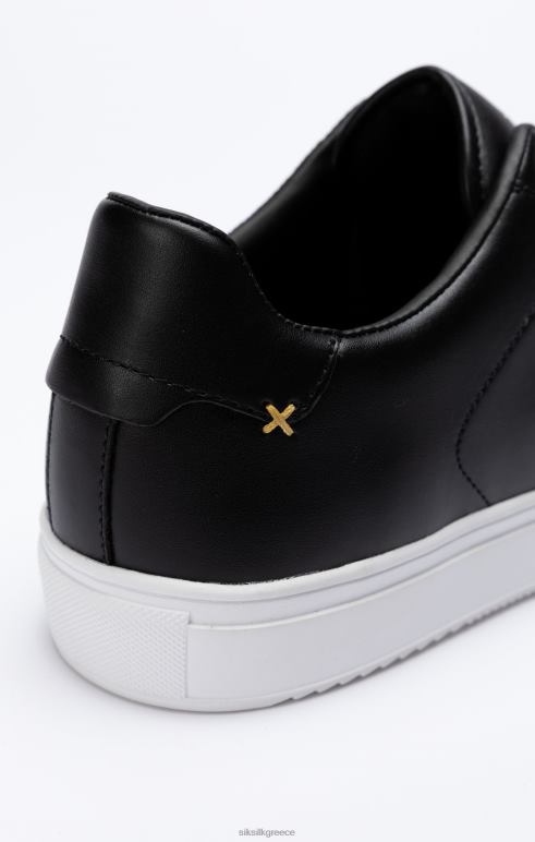 SikSilk μαύρο κλασικό γυμναστήριο με μεταλλικούς κρίκους άνδρες είδη υπόδησης 48N8Z10